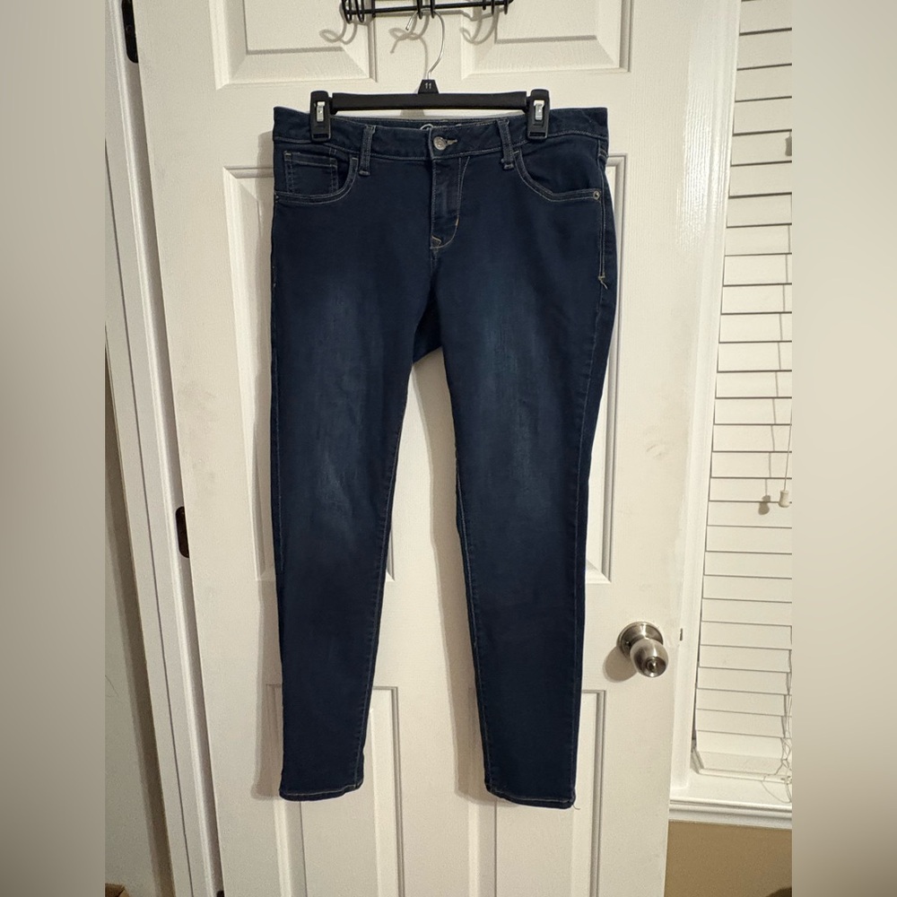 Old Navy Women's Deep Indigo Skinny Jeans, Size 12